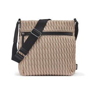 DKNY Quilted Nylon Messenger Crossbody Bag